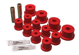 Energy Suspension 64-73 Ford Mustang Red Rear Leaf Spring Bushing Set