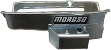 Load image into Gallery viewer, Moroso 80-85 Chevy SBC/Dart (w/2 Pc Seal/Low Clearance) Wet Sump 7qt 7in Steel Oil Pan - Black