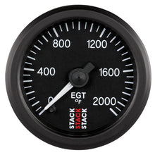 Load image into Gallery viewer, Autometer Stack 52mm 0-2000 Deg F Pro Stepper Motor Exhaust Gas Temp Gauge - Black