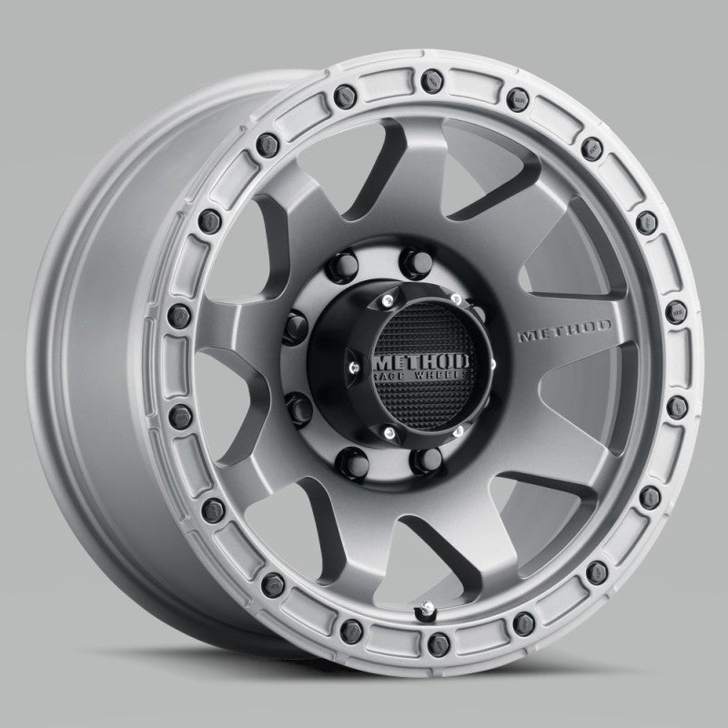 Method MR317 18x9 +18mm Offset 8x6.5 130.81mm CB Matte Titanium Wheel