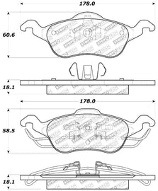 StopTech Street Select Brake Pads - Front