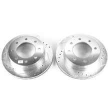 Load image into Gallery viewer, Power Stop 2003 Chevrolet Silverado 1500 HD Rear Evolution Drilled &amp; Slotted Rotors - Pair