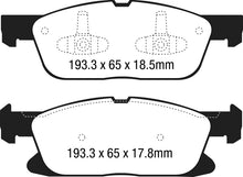 Load image into Gallery viewer, EBC 15+ Ford Edge 2.0 Turbo FWD Greenstuff Front Brake Pads