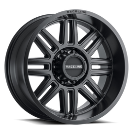 Raceline 948B Split 20x9in / 8x170 BP / 18mm Offset / 125.2mm Bore - Satin Black Wheel