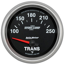 Load image into Gallery viewer, Autometer Sport-Comp II 66.7mm 100-250 Deg F Transmission Electric Temperature Gauge