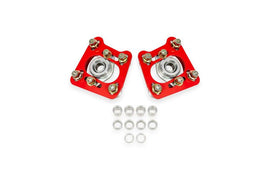 BMR 94-04 Ford Mustang Steel Caster Camber Plates - Red