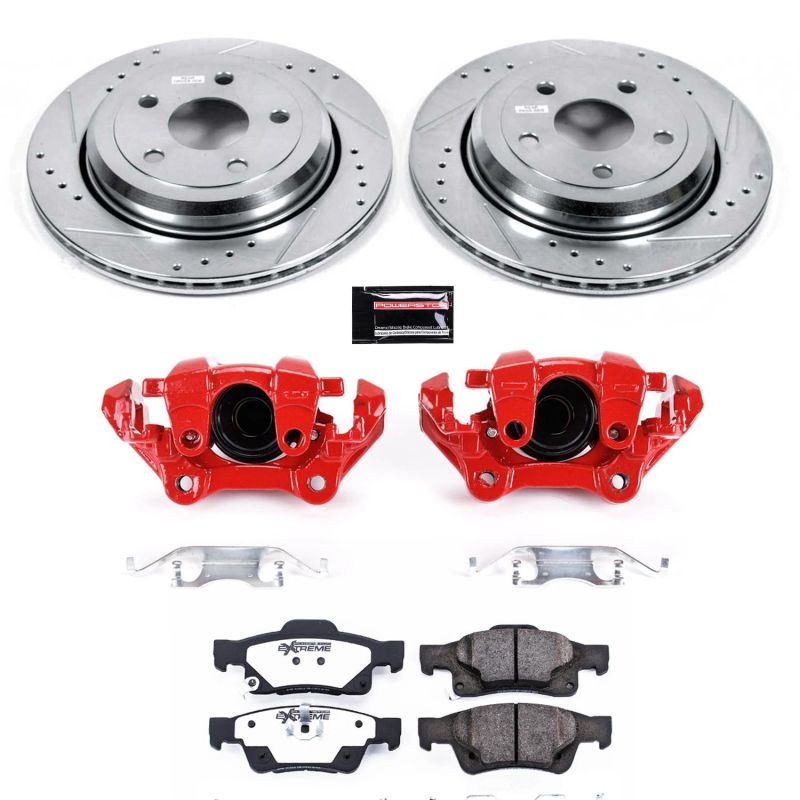 Power Stop 11-17 Dodge Durango Rear Z36 Truck & Tow Brake Kit w/Calipers