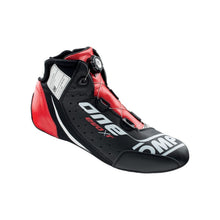 Load image into Gallery viewer, OMP One Evo X R Shoes Black/Silver/Red - Size 38 (Fia 8856-2018)