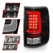 Load image into Gallery viewer, ANZO 2004-2006 Ford F-150 LED Tail Lights w/ Light Bar Black Housing Clear Lens