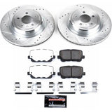 Power Stop 14-19 Dodge Charger Rear Z26 Street Warrior Brake Kit