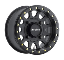 Load image into Gallery viewer, Method MR401 UTV Beadlock 14x7 / 4+3/13mm Offset / 4x156 / 132mm CB Matte Black Wheel