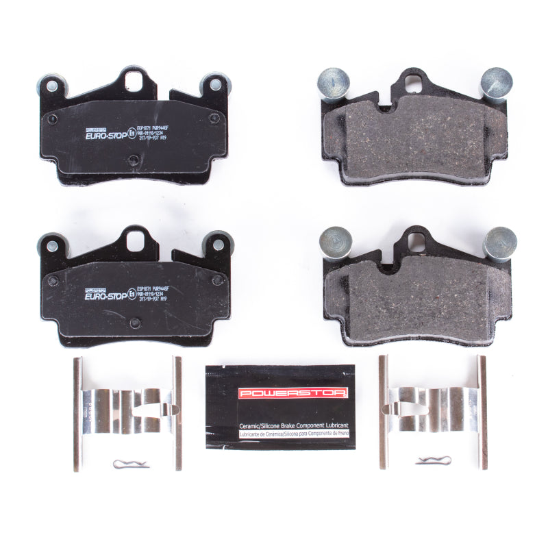 Power Stop 04-10 Volkswagen Touareg Euro-Stop ECE-R90 Rear Brake Pads