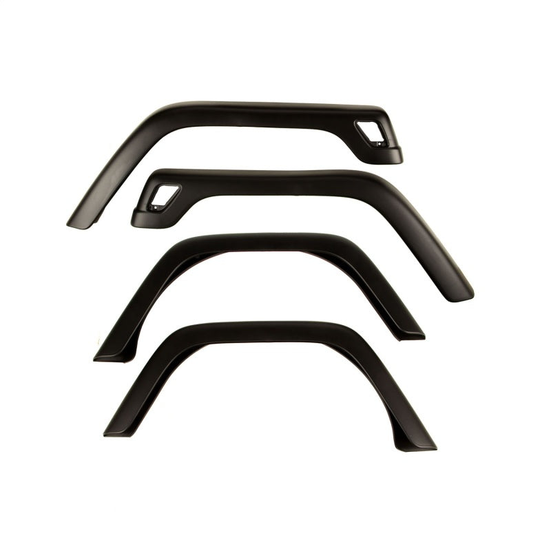 Omix 4-Piece Fender Flare Kit- 97-06 Jeep Wrangler