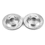 Power Stop 95-05 Chrysler Sebring Front Evolution Drilled & Slotted Rotors - Pair