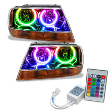 Load image into Gallery viewer, Oracle 99-04 Jeep Grand Cherokee SMD HL - Black - ColorSHIFT w/ Simple Controller