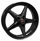 Race Star 92 Drag Star Bracket Racer 17x7 5x4.50BC 4.25BS Gloss Black Wheel