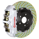 Brembo 06-13 S350 Front GT BBK 8 Piston Cast 380x34 2pc Rotor Drilled-Silver