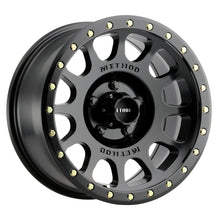 Load image into Gallery viewer, Method MR305 NV 17x8.5 0mm Offset 5x4.5 83mm CB Matte Black Wheel