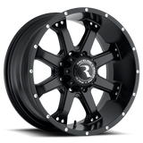 Raceline 991B Assault 20x9in / 8x165.1 BP / -12mm Offset / 125.2mm Bore - Satin Black Wheel