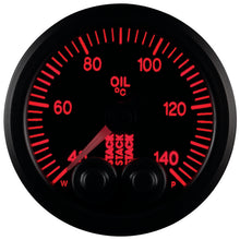 Load image into Gallery viewer, Autometer Stack 52mm 40-140 Deg C 1/8in NPTF Male Pro-Control Oil Temp Gauge - Black