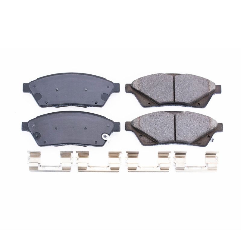 Power Stop 10-16 Cadillac SRX Front Z17 Evolution Ceramic Brake Pads w/Hardware