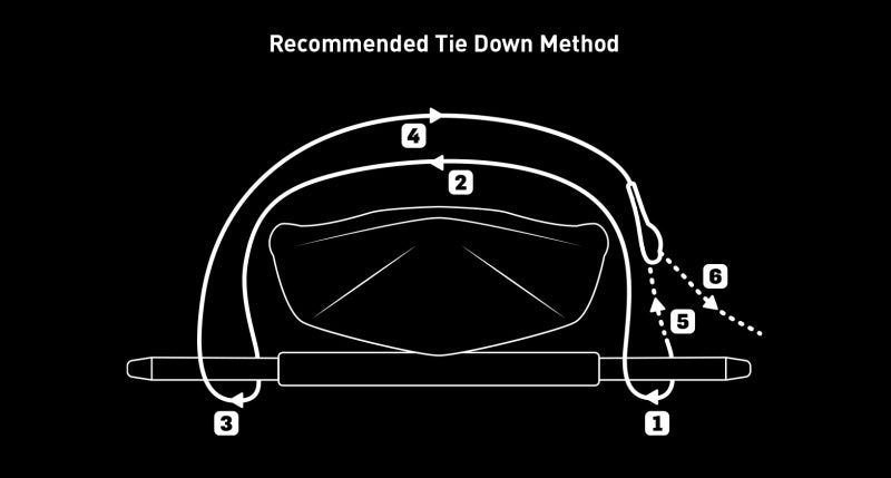 Rhino-Rack Rapid Tie Down Straps w/Buckle Protector - 4.5m/15ft - Pair - Red