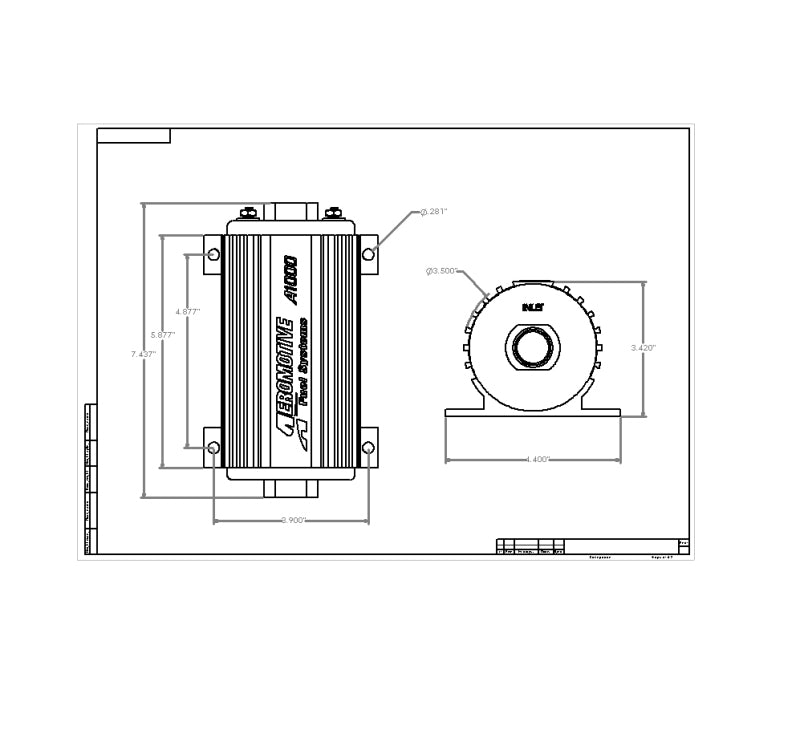 Aeromotive A1000 Fuel Pump - EFI or Carbureted Applications