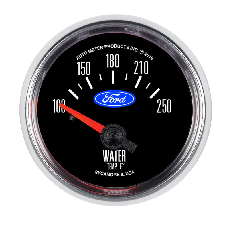 Autometer Ford 2-1/16in. 100F-250F Electric Water Temp Gauge