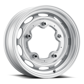 Mobelwagen MW-520S Interceptor 15x4.5in / 5x205 BP / 34mm Offset / 156mm Bore - Silver Wheel