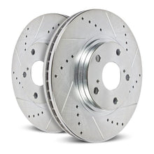 Load image into Gallery viewer, Power Stop 89-96 Nissan 240SX Front Evolution Drilled &amp; Slotted Rotors - Pair