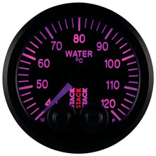 Load image into Gallery viewer, Autometer Stack 52mm 40-120 Deg C 1/8in NPTF Male Pro-Control Water Temp Gauge - Black