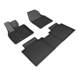 3D MAXpider 19-23 Subaru Solterra Kagu Black Floor Mat - Row 1/2