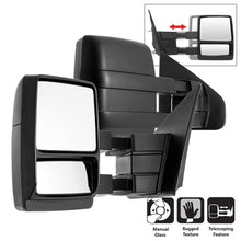 Load image into Gallery viewer, Xtune Pair Ford Superduty 04-14 Manual Telescoping Mirrors MIR-FF15004-MA-SET