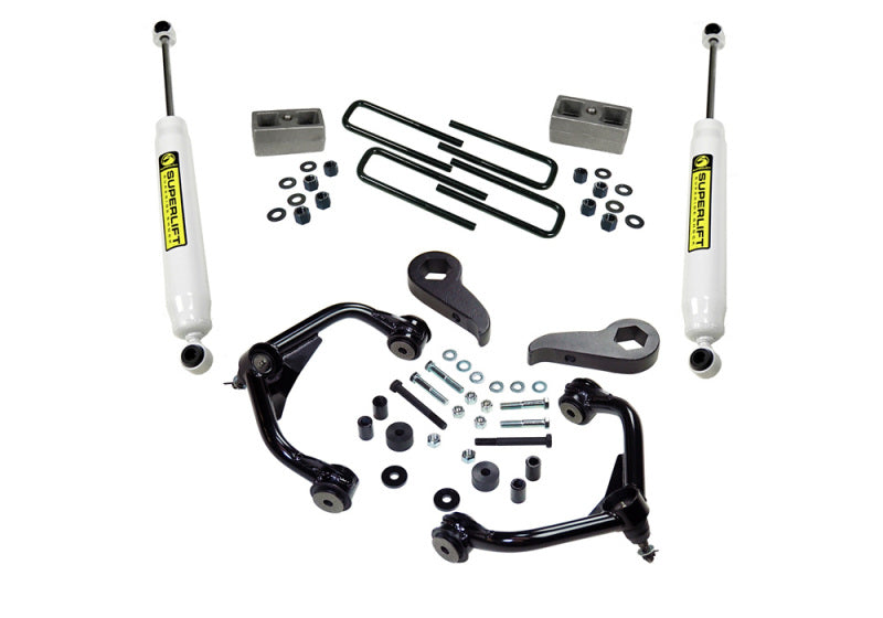 Superlift 11-19 Chevy Silv/GMC Sierra 2500 HD 3in Lift Kit w/ Superlift Rear Shocks