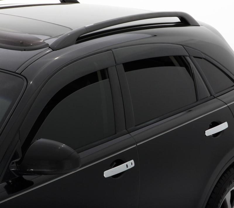 AVS 08-11 Subaru Impreza (Excl. WRX And STI) Ventvisor Low Profile Deflectors 6pc - Smoke