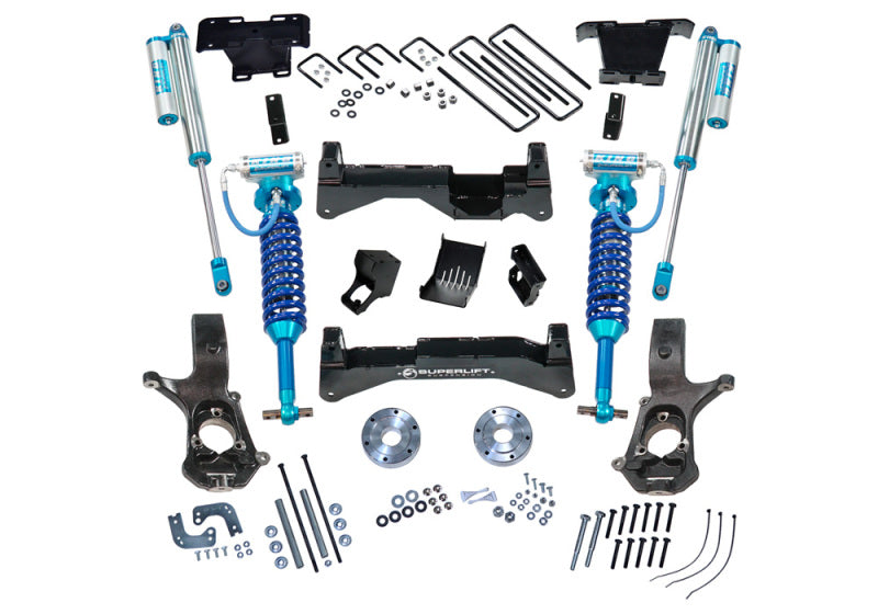 Superlift 14-18 Chevy Silv 4WD 8in Lift Kit w/ Alum/Stamped Steel Cntrl Arms & King Coils & Shocks