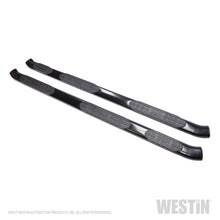 Load image into Gallery viewer, Westin 2017-2018 Ford F-250/350 SuperCab (8ft Bed) PRO TRAXX 5 WTW Oval Nerf Step Bars - Black