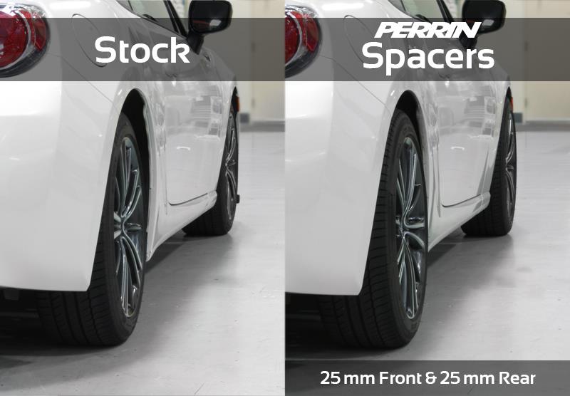 PERRIN 02-14 Subaru WRX / 2004 STI / 13-25 BRZ & Toyota GR86 30mm Wheel Spacers 5x100 56mm CB - Pair