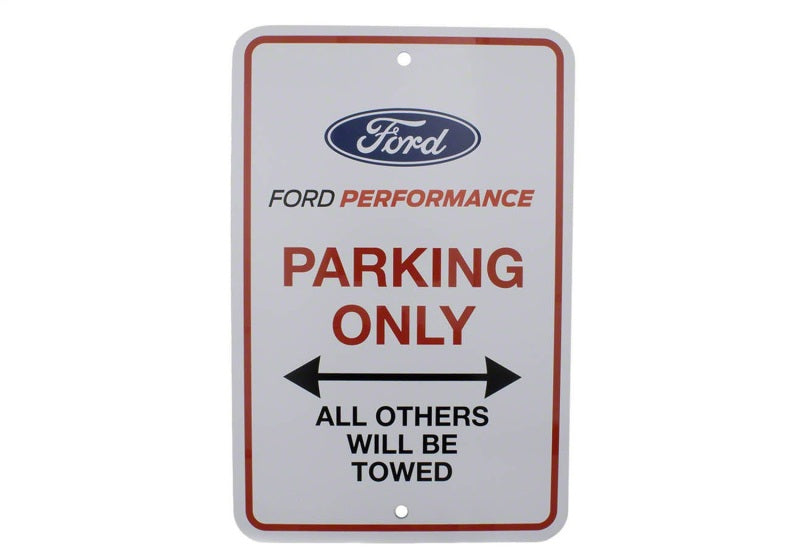 Ford Racing Ford Performance Parking Only Sign