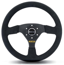 Load image into Gallery viewer, Sparco Steering Wheel 323 Suede Black