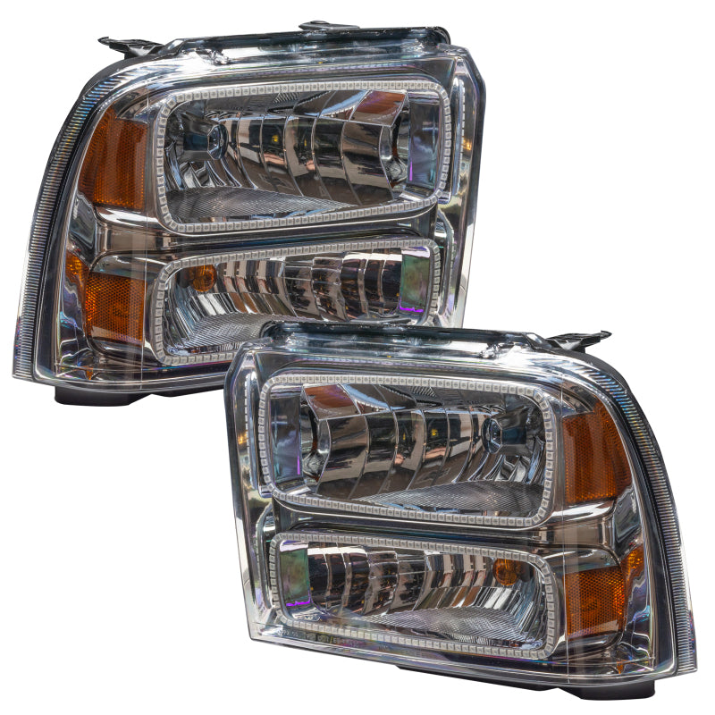 Oracle 05 Ford Excursion SMD HL - Chrome - White