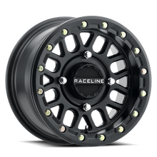 Load image into Gallery viewer, Raceline A92B Podium 14x7in / 4x137 BP / 10mm Offset / 110.18mm Bore - Satin Black Beadlock Wheel