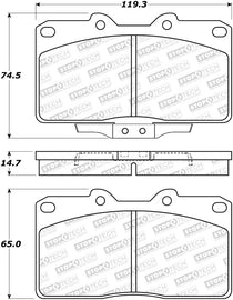StopTech Street Brake Pads - Front