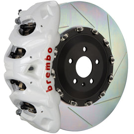 Brembo 08-13 M3 (E90/E92/E93) Rear GT BBK 4 Piston Cast 380x28 2pc Rotor Slotted Type-1- White