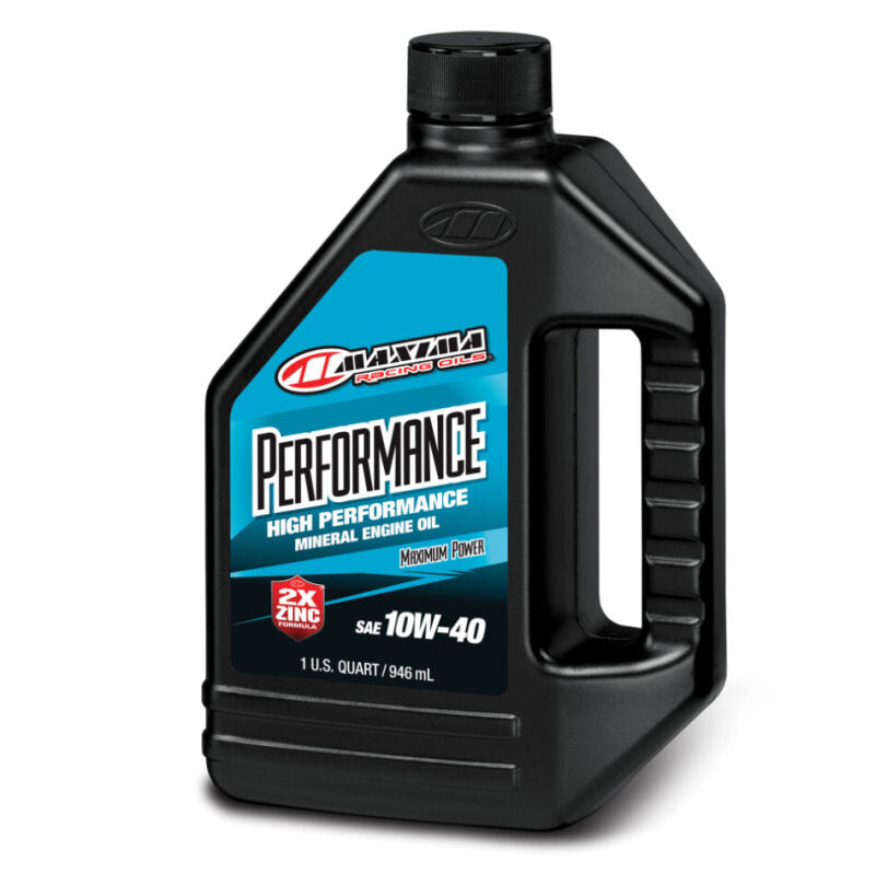 Maxima Performance Auto Performance 10W40 Mineral Engine Oil - Quart