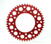 Load image into Gallery viewer, Renthal 96-04 Honda XR 400R Rear Grooved Sprocket - Red 520-47P Teeth