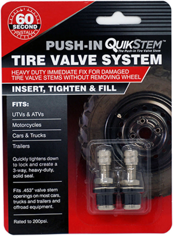 Hardline Tire Valve Stems 1.5 in. Long .453 od. - Pair