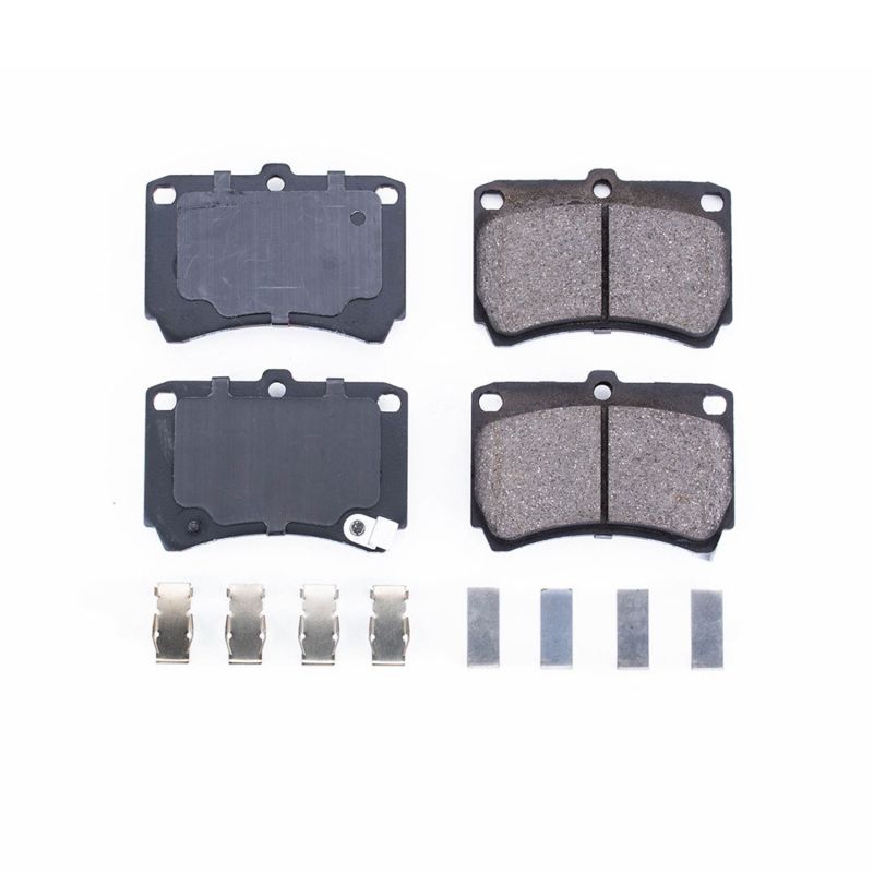 Power Stop 94-97 Ford Aspire Front Z17 Evolution Ceramic Brake Pads w/Hardware