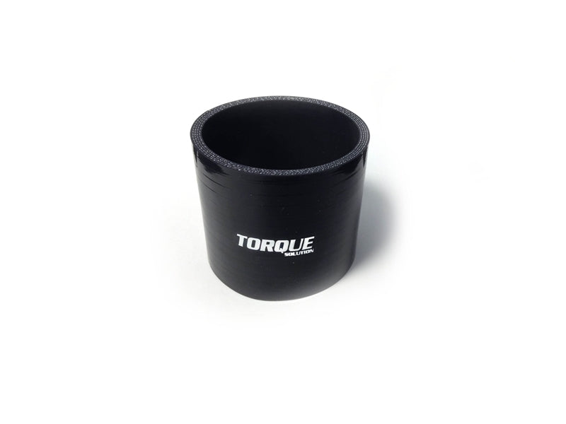 Torque Solution Straight Silicone Coupler: 2in Black Universal