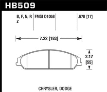 Load image into Gallery viewer, Hawk 05 Chrysler 300C w/ Perf. and HD Suspension Performance Ceramic Street Front Brake Pads